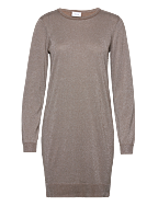 VISANJA L/S GLITTER KNIT DRESS /B - FOSSIL