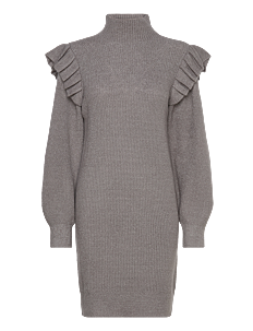 Vila VIBOOBA FRILL DRESS /B - Korte kjoler - SHARKSKIN / grey