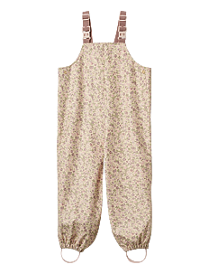 Wheat Rainwear Charlo Overall - Regnbukser - ROSE FLOWER FIELD / beige