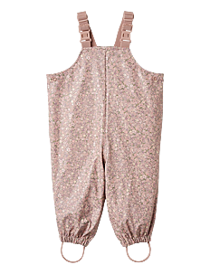 Wheat Rainwear Charlo Overall - Regnbukser - POWDER FLOWER MEADOW / pink/rose