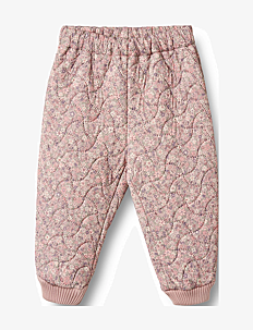 Wheat Thermo Pants Alex - Termobukser - POWDER FLOWER MEADOW / pink/rose