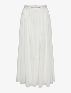 YAS YASMISTRA HW MAXI SKIRT S. - CELEB - Lange skjørt - STAR WHITE / white