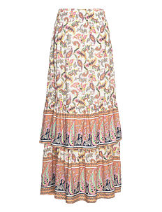 YAS YASGEMMA HW MAXI SKIRT - FEST - Lange skjørt - APRICOT ICE / beige