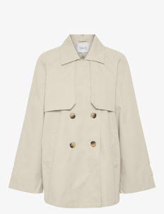 YAS YASVENICE LS TRENCHCOAT NOOS - Kåper - DOESKIN / beige