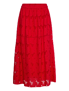 YAS YASSUNSI HW LONG SKIRT S. - D2D - Lange skjørt - RACING RED / red