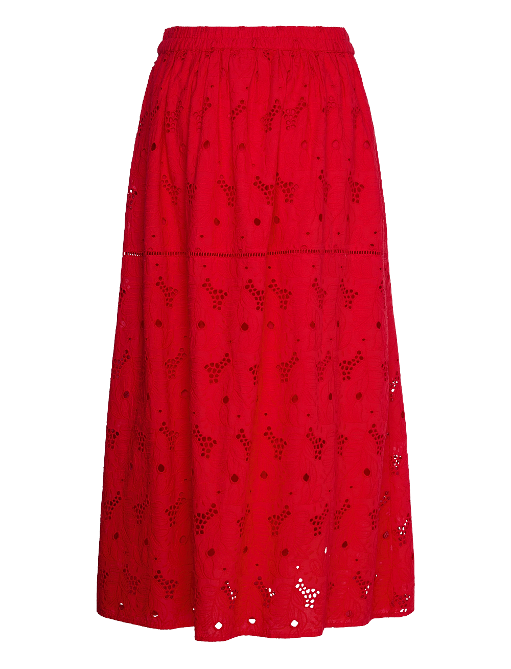 YAS - YASSUNSI HW LONG SKIRT S. - D2D - lange skjørt - racing red - 1