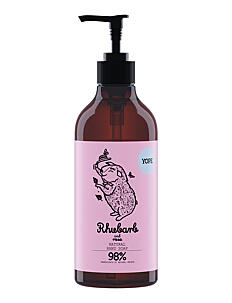 YOPE YOPE Hand Soap Rhubarb and Rose PAO 500ml - YOPE - RHUBARB AND ROSE / clear